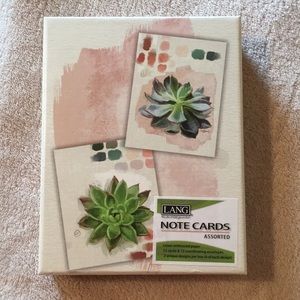 Succulent Cactus Note Card Set of 12 multi design